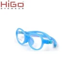 Wenzhou new arrivals eyewear 2018 sky blue color kid eyeglass frame with strap and spare parts