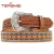 Import Western cowboy style men leather beaded belts wholesale from China