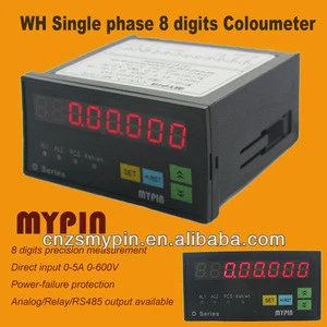WH series 8 digits Energy Meter/KWH Meter