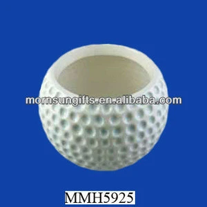 White customized ceramic golf ball