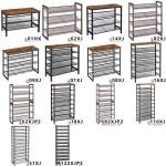 Wholesale 3/4/5/6/7/8/9/10/12 Tier Shoe Racks, HOOBRO Brand Multi Layer Adjustable Shoes Storage Shelf, Entry Shoes Organizer