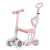 Import Wholesale 5 IN 1 flashing PU wheel Kids Scooter OEM baby toys kick scooter child scooter with push bar from China
