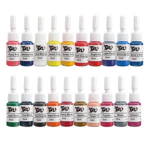 wholesale 5ml free tattoo ink set tattoo pigment ink include 20 colors