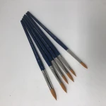 Wholesale Artist Paint Brush 6pcs Round Point Tip Paint Brush Set Artist Bush Set