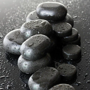 Wholesale Carefully Chosen Artificial Stone Marble Black Polished Paving Stone