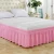 Import Wholesale Cheap price  polyester home hotel fitted bed skirt from China