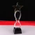 Import Wholesale crystal trophy corporate glass crystal trophy awards  custom logo engrave crystal plaque award from China