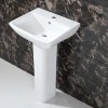 Wholesale custom sanitaryware rectangular ceramic hand wash basin double bathroom sink