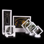 Wholesale customized logo acrylic jewelry display box diamond  display   transparent packaging case  ring gift plastic boxes