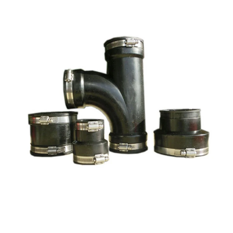 Wholesale excellent abrasion corrosion rubber flexible coupling/reducer/elbow/end cap/tee