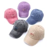 Wholesale Fashion Outdoor Brand Sports Caps Cheap Cotton Curved Distressed Washed Baseball Cap