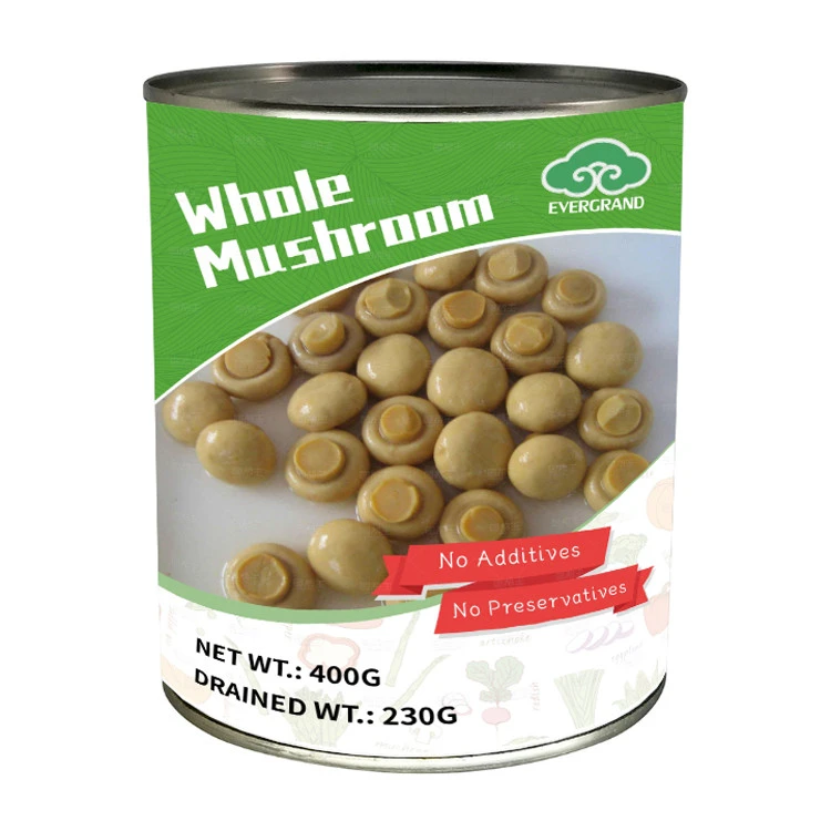 Wholesale Fresh And Delicious Easy Open Canned Mushrooms Whole And Slice From China