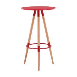 Wholesale Furniture Round Wood Modern High Bar Tables