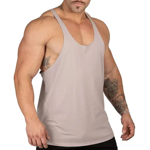 Wholesale Gym Activewear Sleeveless Tank Top Fitness Vest For Men Muscle Tank Top Workout Mens Tank Tops