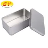 Wholesale high quality rectangular storage rectangular metal pill box tin