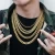 Import Wholesale Mens Titanium Stainless Steel Cuban Link Necklace Hip Hop 14k 18k Gold Plated Miami Curb Cuban Link Chain for Men from China