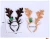 Wholesale merry christmas women hair accessories hair bands gold deer horn head hoop