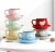 Import Wholesale new design home goods tea cup colorful coffee ceramic cup set with saucer from China
