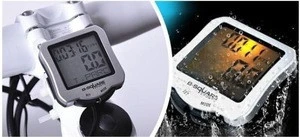 Wholesale - New Noctilucent Bicycle Cycling stopwatch Bike cyclometers waterproof cycle computer