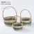 Wholesale OEM Oval willow Fruit Gift Christmas Easter Storage Woven Wicker Baskets With Handle