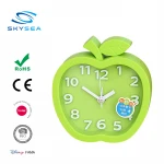Wholesale Plastic Digital Blue Apple Funny Alarm Table Desk Clock
