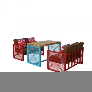 wholesale restaurant industrial vintage furniture tables and booth industrial chairs single cafe chair sofa booths