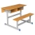 Import Wholesale school furniture double school tables durable table set from China