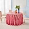Wholesale Silver Polyester Table Cloth For Wedding Sequin Tablecloths