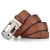 Import Wholesale Stripe Waist  Ratchet  Men&#39;s Dress Automatic Buckle Genuine leather Belt for man from China