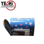 Wholesale Tinplate Metal Type and tinplate recyclable Metal Material garden mailbox with hinge
