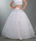 Wholesale Wedding Accessories Hot Sale 3 Hoops Bridal Petticoats White Cheap Wedding Ball Gowns Petticoat