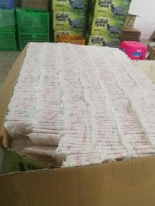 wholesales factory price by tons high absorbency Anion B grade sanitary pads