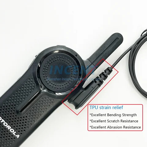 Wired Headset with Ptt Microphone For Musicals Festivals For R2 RMU2040 RMU2080 DLR1060 Radios