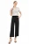 Import Womens Wrinkle-Resistant Casual Solid Color Loose Wide Leg Pants Pull On Dress Pants from China