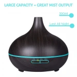 Wood Grain Essential Oil Air Diffuser Humidifier Electric Aroma Diffuser Top selling products in USA Amazon