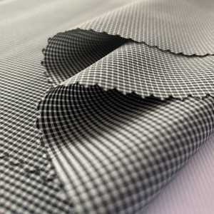 Woven sportswear fabrics 75D 135gsm Twisted Cation polyester 4 way stretch polyester spandex fabric for pants&amp;shirts
