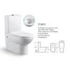 Y885 Ceramic Sanitary Ware Two piece toilet bowl Water Saving European Water Closet