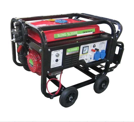 Yancheng slong 4 stroke air cooled 1 cylinder  2.5kw/2.8kw 210cc portable  gasoline &amp; natural gas generator