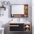 YIDA Small Plywood Wall-mounted Bathroom Vanity Cabinet Basin Bathroom+Vanities for Hotel and Nursing Home