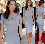 Z50946B Female Office dress Style Uniform Ladies Western Career Dress
