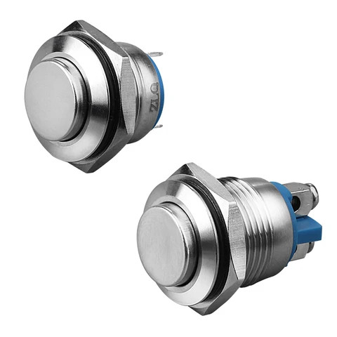Springless Button Switch Buy Zlq16mm Short Screw Footbutton Switch Waterproof Ip65 Metal Push ...