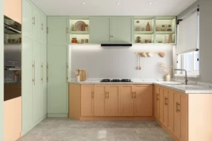Pastel Color Kitchen Cabinet