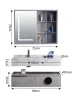 Bathroom Cabinet 972-80