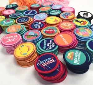 High Quality Custom Embroidery Patch with Secure Adhesive Backing