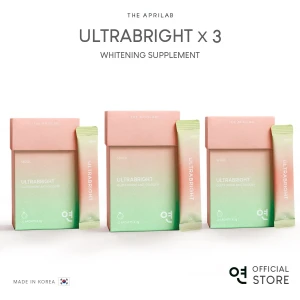 THE APRILAB | Ultrabright — Korean Whitening Glutathione Supplement (Korean Beauty Powder) (THREE PACK)