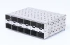 SFP/SFP+ Cage Connector Stacked Metal Housing 1x4/2x4/2x6 Port