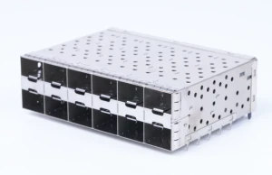 SFP/SFP+ Cage Connector Stacked Metal Housing 1x4/2x4/2x6 Port