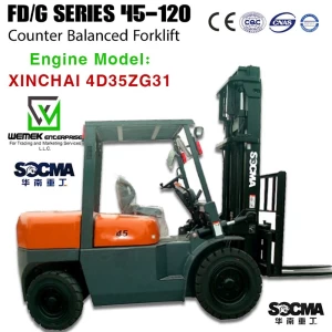 Socma forklift 4.5ton Diesel Forklift Truck