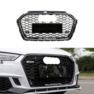 Free shipping Audi RS3 2017-2019 Front Grill Fit For A3 S3 Sedan Or Hatchback 8V.5 2017 2018 2019