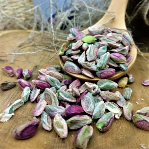 pistachios, dried figs, dried dates, dried apricots, almonds, dried fruit chips, raisins and other nuts and fruits